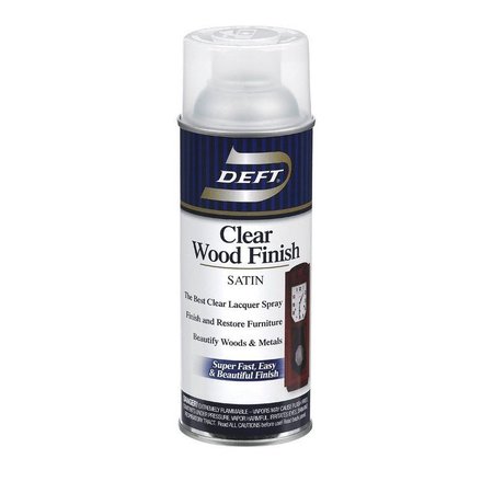 DEFT Satin Clear Oil-Based Brushing Lacquer 12.25 oz DFT017S/54